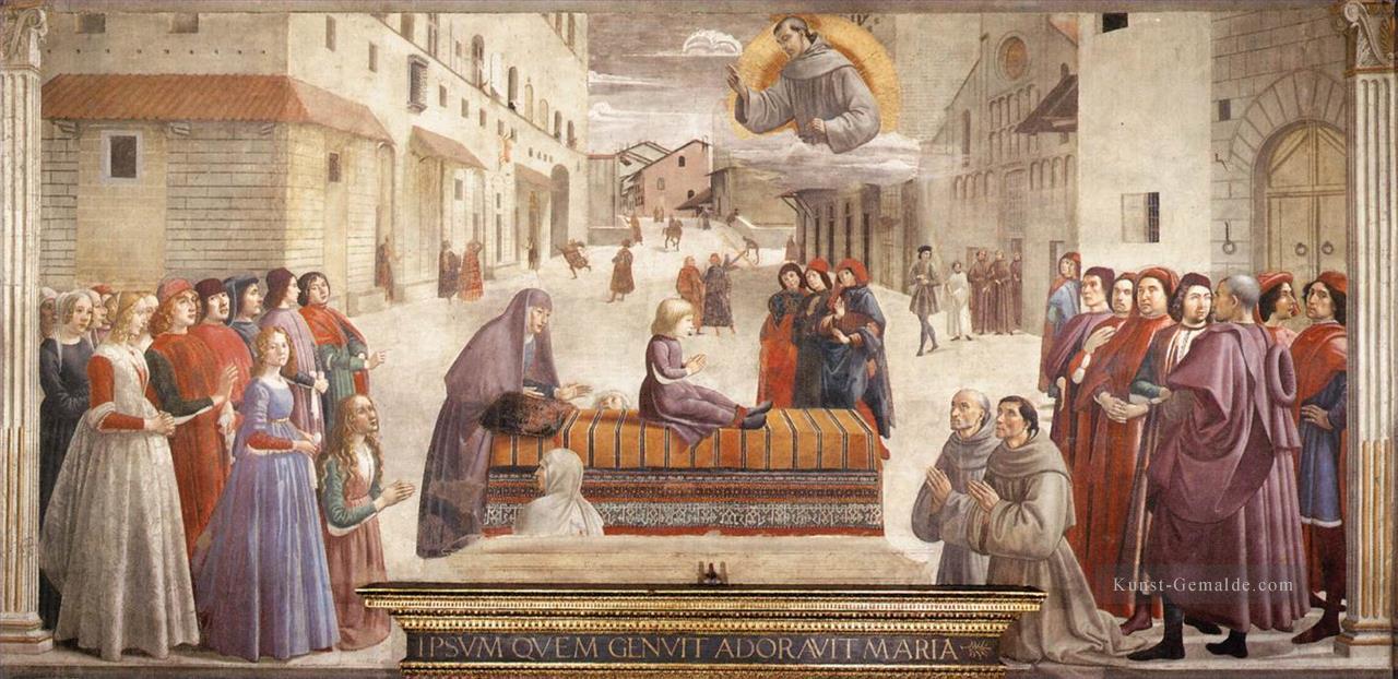 Auferstehung der Junge Florenz Renaissance Domenico Ghirlandaio Ölgemälde